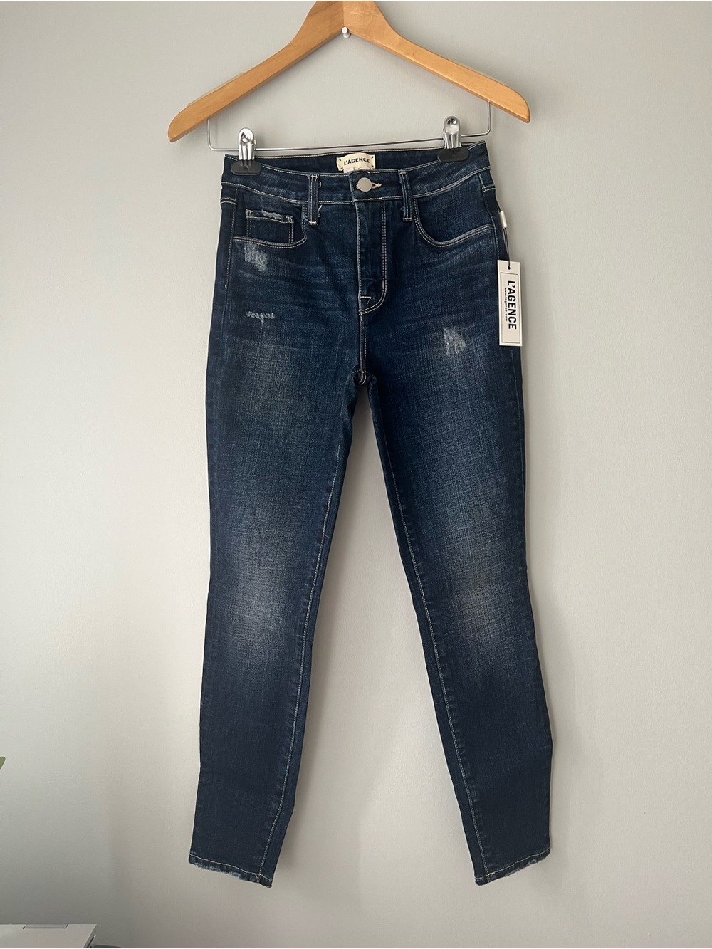 L'AGENCE Women’s Dark Blue Slim Jeans